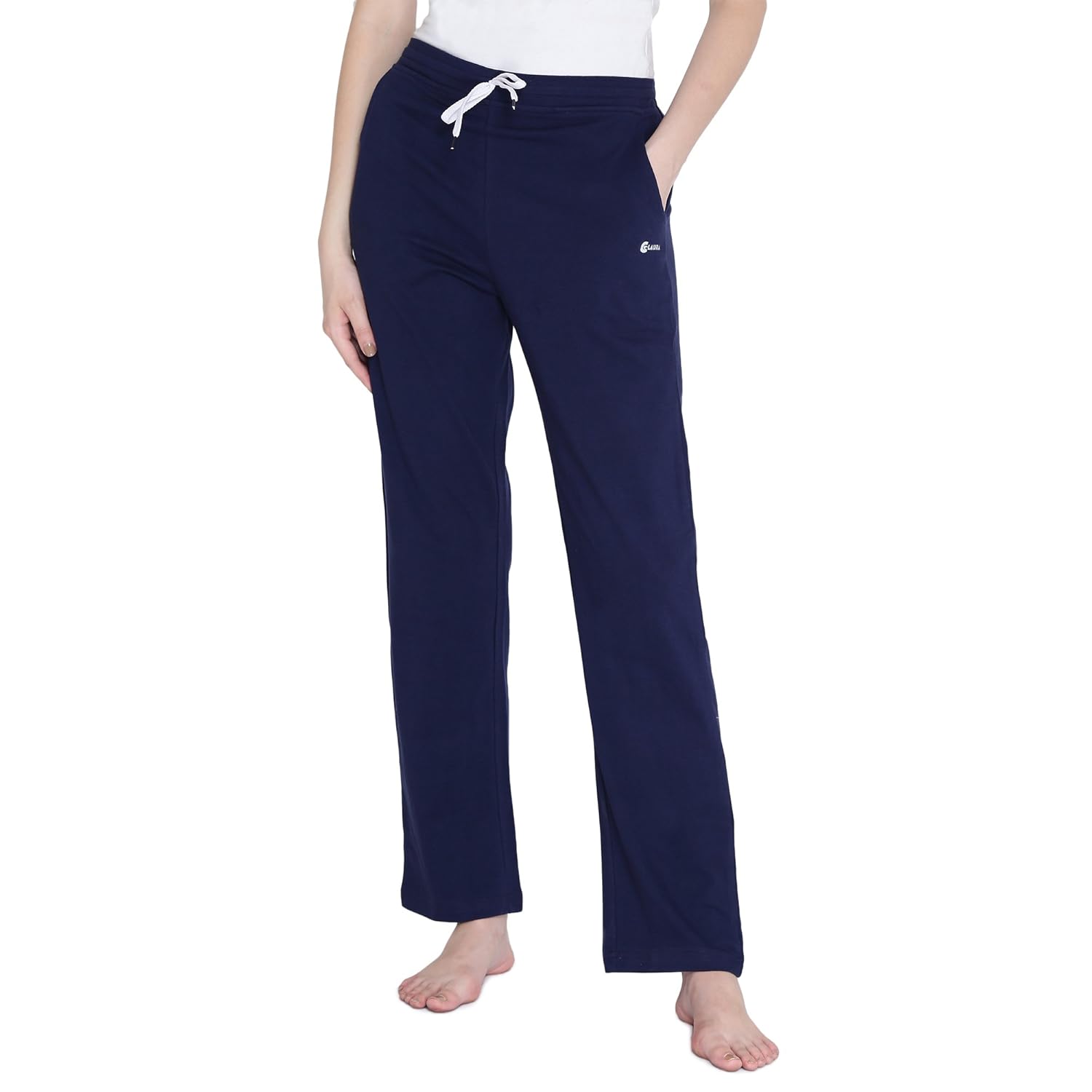 claura plain cotton track pant for women/women pyjama in cotton/lower for women