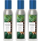 Yankee Candle Concentrated Room Spray Air Freshener, Instant Home Fragrance, Odor Eliminating Spray, Balsam &amp; Cedar (Pack of 3)