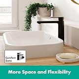 Hansgrohe Vernis Blend Basin Tap 190 Matt Black without waste set view 2