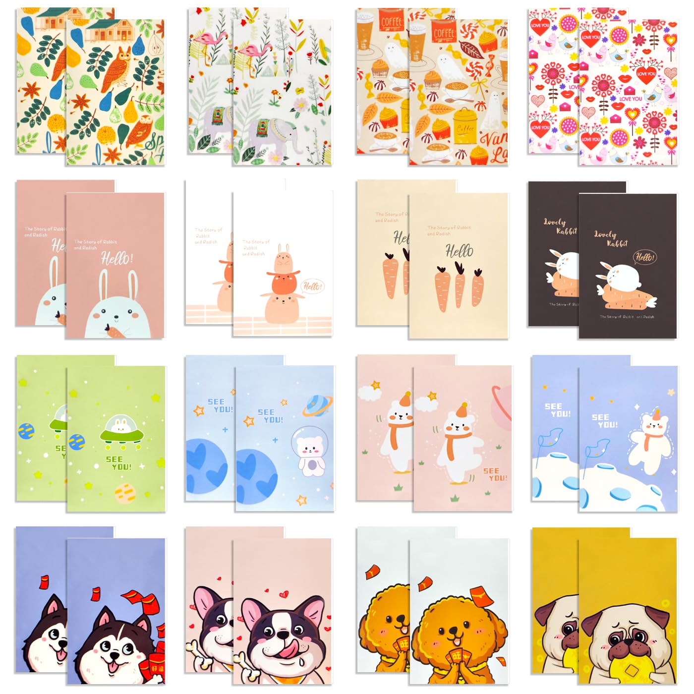 MEIYIFAN 48 Pcs Mini Notebooks,Small Pocket Notebook, Mini Daily Journal Notepads for Kids Party Bag Fillers Party Favor or Filler Teacher School Office Gift Bulk Prizes