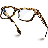 VISOONE TR90 Square Blue Light Blocking Glasses Fashion Computer Eyewear for Women and Men RANDI