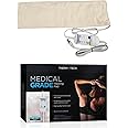 Medical Grade Heating pad with Automatic Moist Heat by Thermotech, High Heat Heating pad for Back Pain and Cramps - 2nd Gen Version (Mini Digital - 19" by 7")