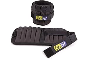 Padded, Adjustable Ankle Weight Set – Comfortable GoFit Training and Rehabilitation Gear