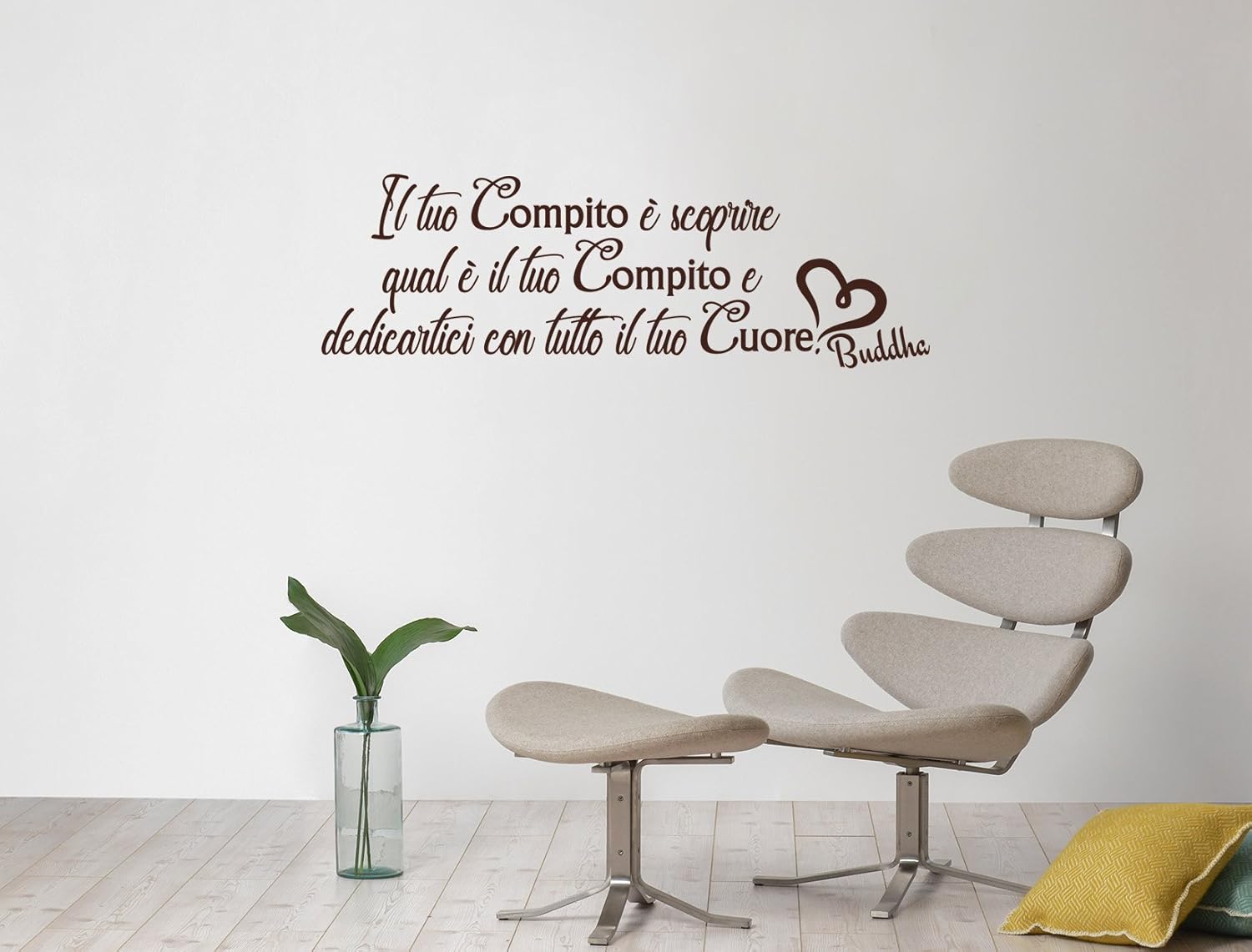 Adesivi Murali Frase Aforisma Buddha Wall Stickers Citazione Sticker Decorazioni Murali Scritte Sui Muri Amazon It Handmade