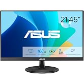 ASUS VP227HF 22 Inch 1080P FHD 100Hz Computer Monitor, HDMI, VGA | Full HD, 99% sRGB, Frameless, 100Hz, Adaptive-Sync, 1ms, HDMI, Eye Care, Low Blue Light, Flicker Free, VESA Wall Mount