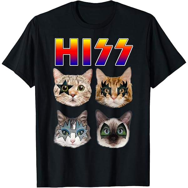 Amazon.com: Meowtallica Master Of Kittens T Shirt Funny Gift T