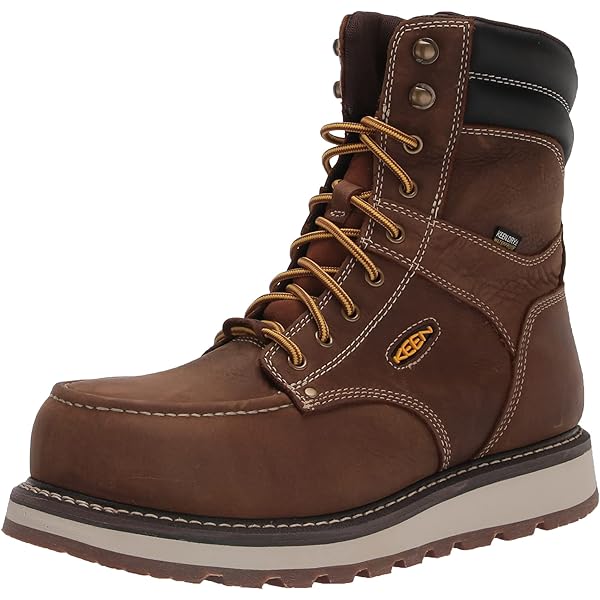KEEN Utility ブラウン 安全靴 Amazon.com: KEEN Utility Men's Cincinnati 8” Composite Toe