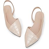 LAICIGO Women's Closed Pointed Toe Flats Slingback Low Heel Slip-on Cutout Animal Print Backless Mules Sandals