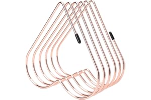 Zerodis Desk Book Storage Rack, Heart-shaped Files Folder Stand Desktop File Organizer Telescopic Wire Magazine Holder Book Shelf for Indoor Office Home, Photography Props, Fashion in INS(Rose gold)
