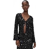 Bailey Rose Women's Sequin Blouse