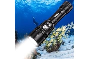 Wurkkos DL20R Diving Flashlight 3200 Lumen Dive Light 100M Scuba Dive Light IPX8 Waterproof Underwater Flashlight Submarine Flashlight with XHP50.2 Scuba Gear