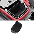 Cup Holder Coasters for Cayenne Accessories, Silicone Non-Slip Car Cup Holder Insert for Porsche 2024 Cayenne Car Accessories (1Pcs for Cayenne Black)