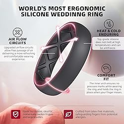 Egnaro Women's Rings Enhancers, 6mm Wide, 2mm