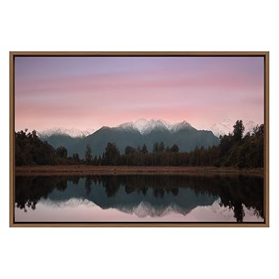 SIGNWIN Framed Canvas Wall Art Sunrise in Peyto...