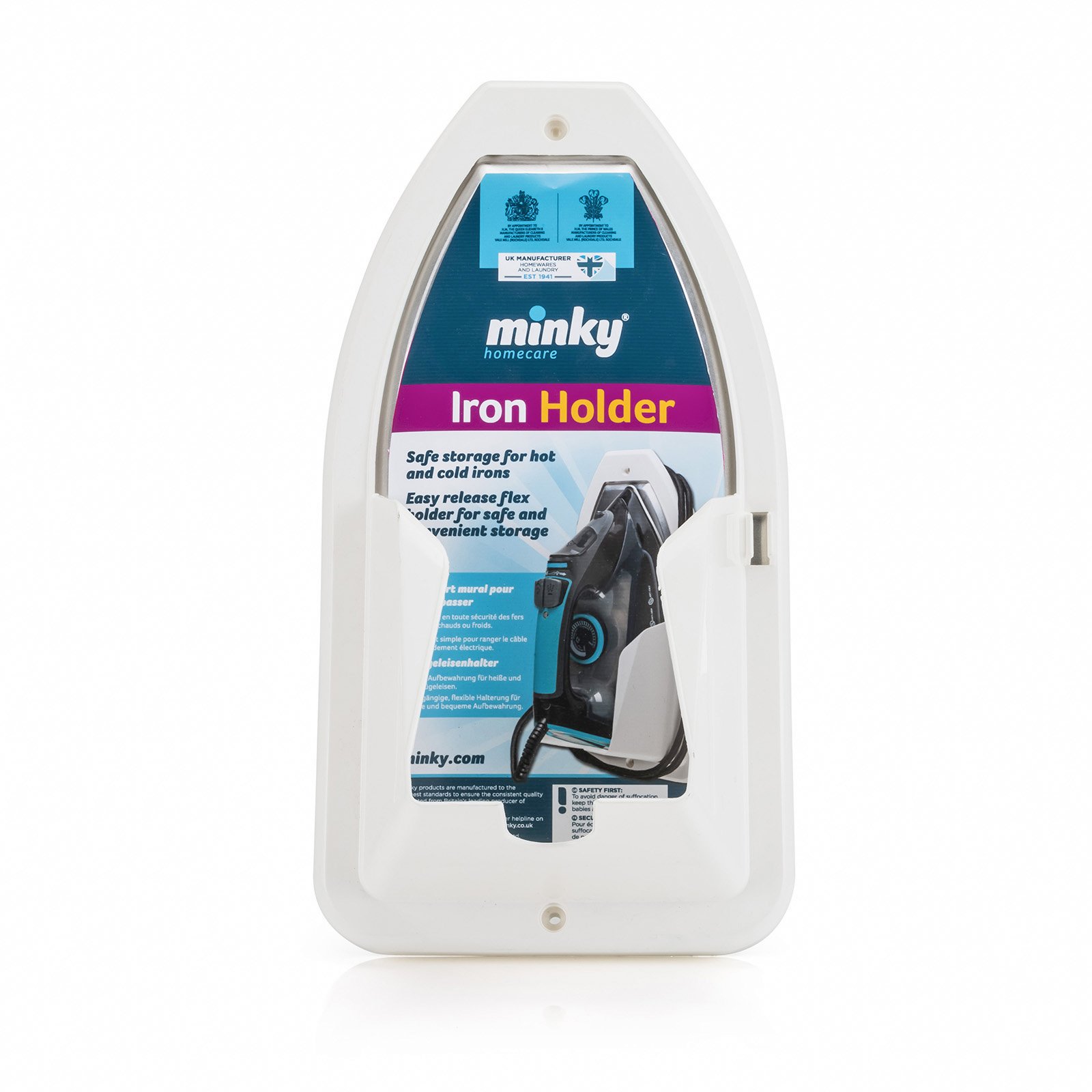 Minky Iron Holder, H34 x W18 x D11cm