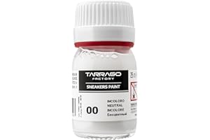 Tarrago Sneaker Leather Paint–Acrylic Customize Shoe Paint–for Sneakers, Boots, Bags, Purses–Matte,Flexible, Perfect Coverage–Neutral #000 – 0.8 Fl.Oz.
