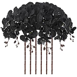 ICBOX 6PCS 41in Artificial Orchid Flowers Faux