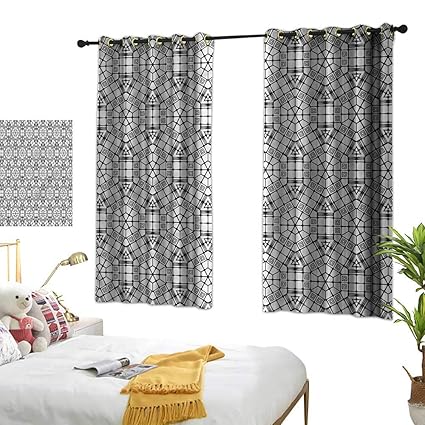 Amazon Com G Idle Sky Bedroom Blackout Curtains Black And