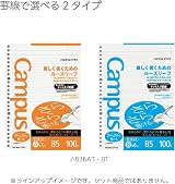 Kokuyo Campus B5 A-Ruled 7mm Smooth Paper Loose-Leaf 100 Pages ROH-836AT Japan view 7