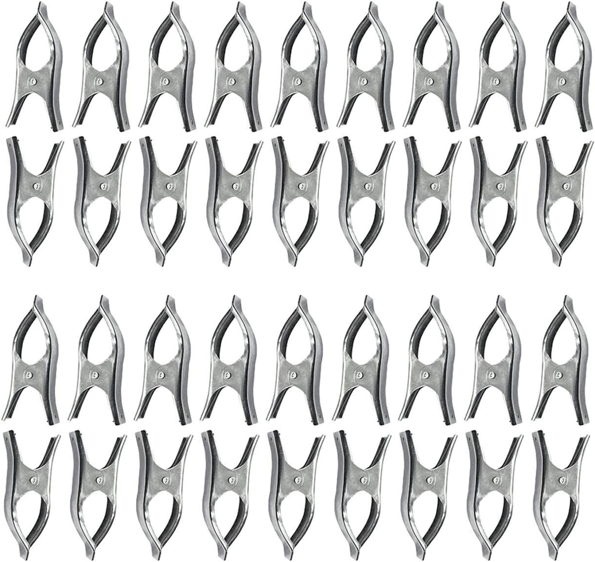 VNC Stainless Steel Multipurpose Cloth Clips, Pegs Set (24 Clips,Pegs)