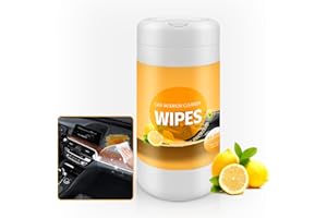 DYVIO Auto Interior Car Cleaning Wipes, 80Ct Plant Based Car Wipes Interior Cleaning - Protect and Freshen Your Car's Interior UV Protectant, Non-Greasy Matte Finish, UV Protectant, Car Detailing Supplies