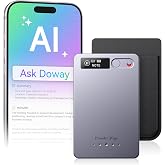 AI Voice Recorder (2026 Upgraded), Magnetic Mini Digital Audio Recorder &amp; Player, AI Transcription &amp; Summaries, 118 Languages, APP Control, 64GB Storage for Lectures, Meetings, Calls (Purple)