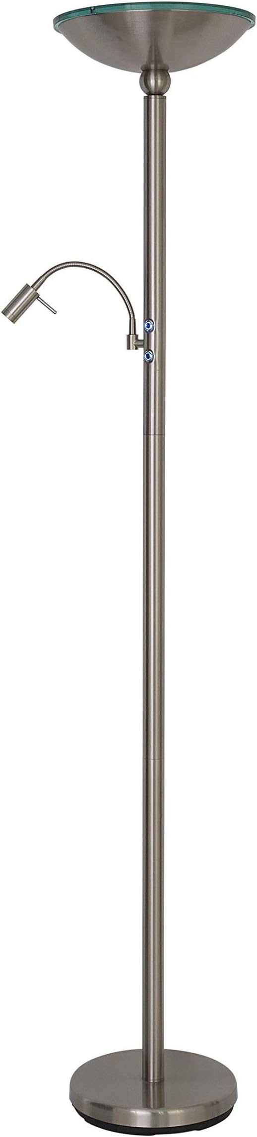 Artiva USA Saturn II 71" LED Torchiere with Reading Light