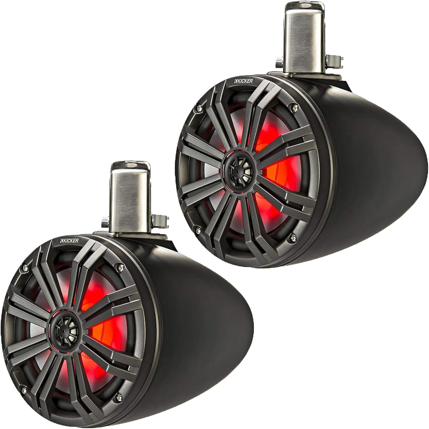 kicker 8 inch tower speakers