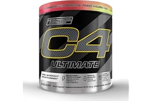 Cellucor C4 Ultimate Pre Workout Powder - Sugar Free Preworkout Energy with 300mg Caffeine and Creatine for Men & Women - Str