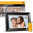 KODAK WiFi Digital Picture Frame, 1920 x 1200 HD Touchscreen Digital Photo Frame, 10.1 Inches Intelligent Electronic Picture Frame with 32 GB Memory(Real Wood Frame)
