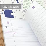 Oxford Campus Lined A4 Refill Pad Headbound 140 Pages Pack of 5 view 5
