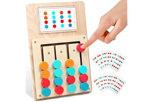 Color Matching Puzzle Toys Montessori Brain Teasers Game for Kids Age 3 4 5 6 7 Years Old Road Trip Toys for Boys & Girls Han