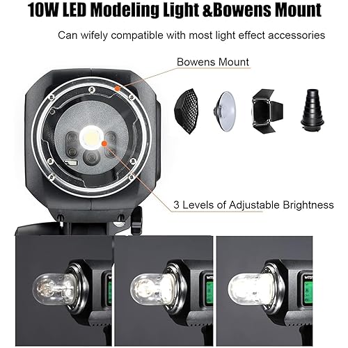 Godox AD600BM 600Ws GN87 HSS 1/8000s Outdoor Flash Strobe Studio - Foto 4