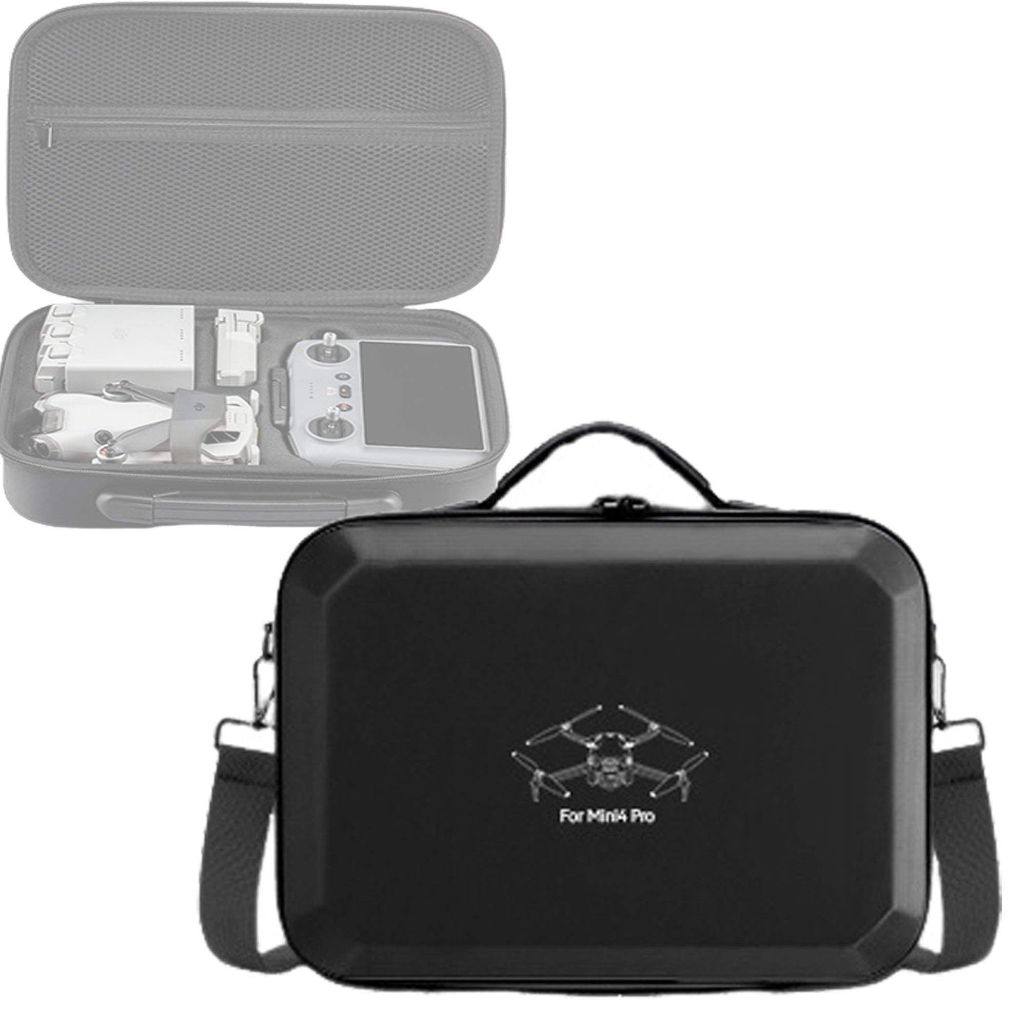 YUEMING Mini 4 RC Case, Portable Waterproof Storage Bag Compatible for DJI Mini 4 Pro RC Controller and Accessories