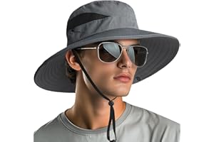 NPQQUAN Sun Hats for Men Women with Neck Flap UPF 50+ UV Protection Wide Brim Bucket Hat Safari Hiking Fishing Hats