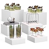 LUOBAO Acrylic Display Risers, 5-Sided Acrylic