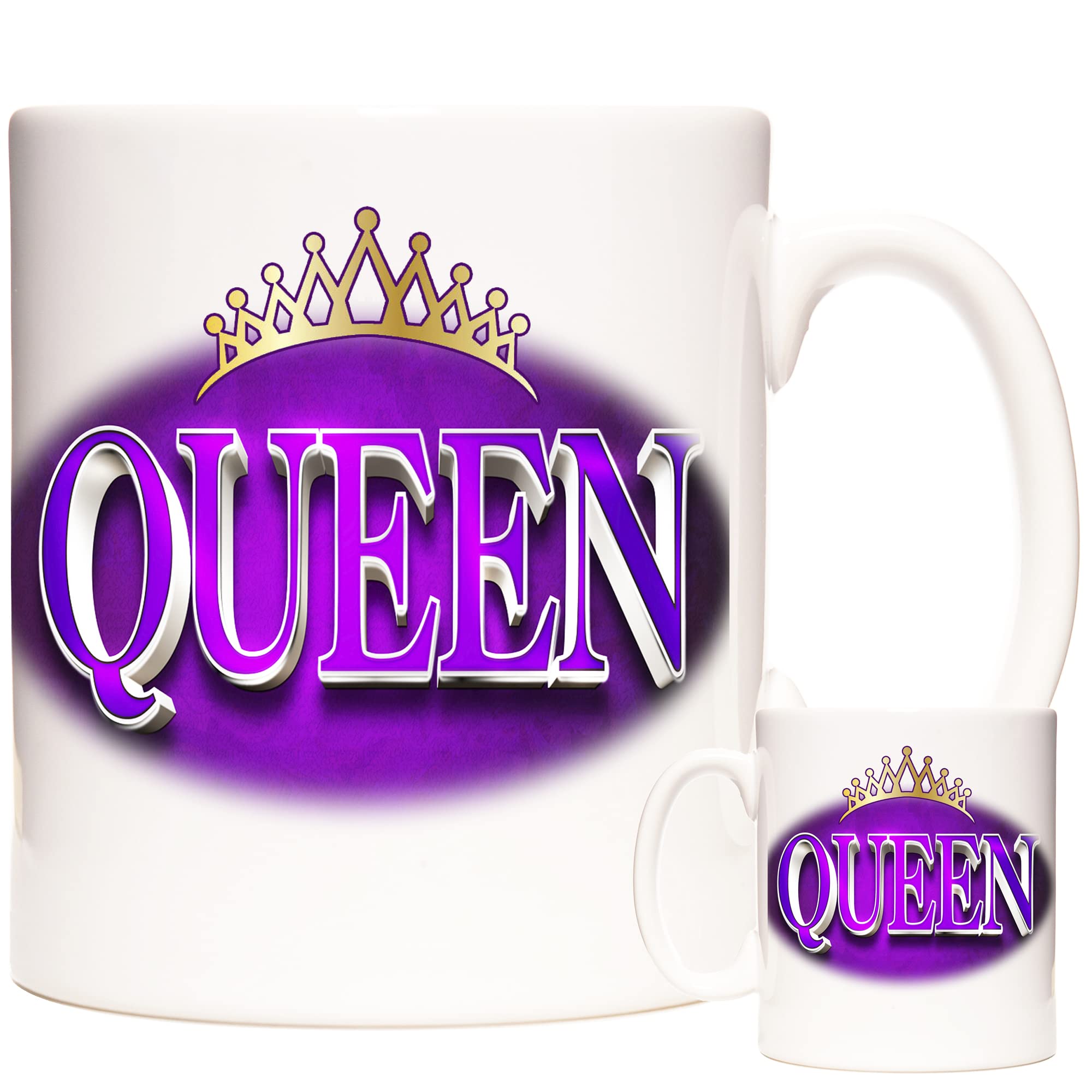 Queen Gift Mug. Ceramic Gift Mug for Queens, Drag Queens and Divas. Drag Queen Race Mug - Unisex Popular TV Ceramic Cup