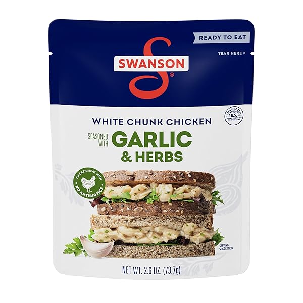 SWANSON GARLIC AND HERBS WHITE CHUNK FULLY COOKED...