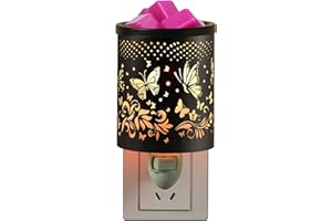 mocosa Plug in Wax Warmer，Candle Wax Warmer for Scented Wax melt Warmer，Electric Wax Burner as Gifts for Mom Grandma Women (Butterfly)…