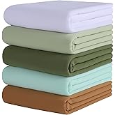 Febfim 4 PCS Muslim Women Soft Premium Solid Chiffon Hijab Scarves Shawl Long Scarf Wrap Scarves with Gift Box