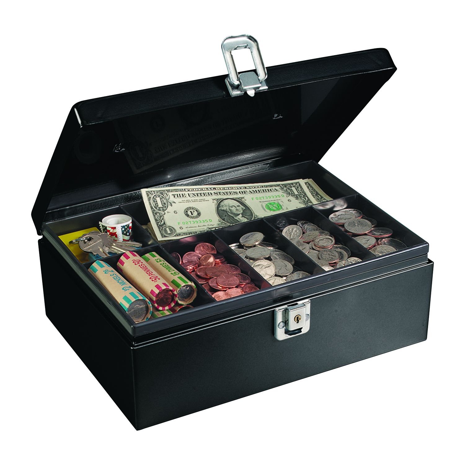STEELMASTER Cash Box with Security Cable (221613004) Amazon.co.uk