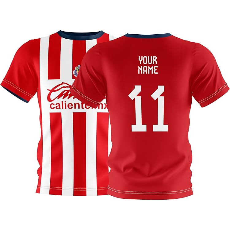サッカーユニフォームGuadalajara Women JERSEY CHIVAS DE GUADALAJARA SOCCER WOMENS GIRLS HOME
