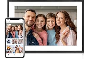 Linkdaze Digital Photo Frame, 10.1 Inch WiFi Digital Picture Frame with 32GB Memory, 1280x800 HD IPS Touch Screen Photo Frame