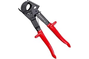 Yangoutool Ratchet Cable Wire Cutter and Heavy Duty Aluminum Copper Ratchet Cable Cutter for Cutting Electrical Wire Up to 240mm² Cutter Pliers