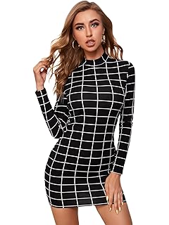 colorful plaid print tassels bodycon mini dress