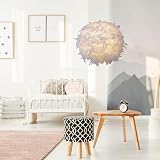 Klass Home Collection 30cm White Feather Light Shade for Pendant Ceiling Light view 7