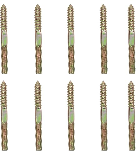 METALLIXITY Double Ended Screws (M10 Thread 130mm Long) 5pcs, Hanger