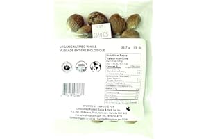 Splendor Garden Organic Nutmeg Whole - 56.7 g