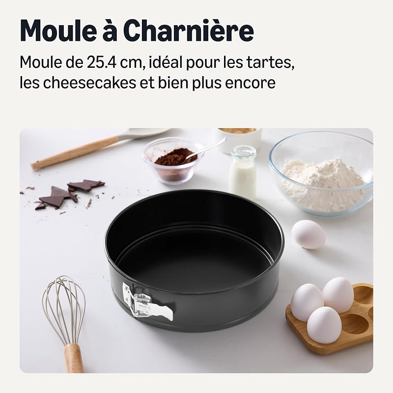 Moule à Charnière Antiadhésif, Passe au Four et au Lave-Vaisselle, 25,4cm — photo 2 sur 7