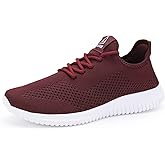 VAMJAM Men's Running Shoes Ultra Lightweight Breathable Walking Shoes Non Slip Athletic Fashion Sneakers Mesh Workout Casual Sports Shoes